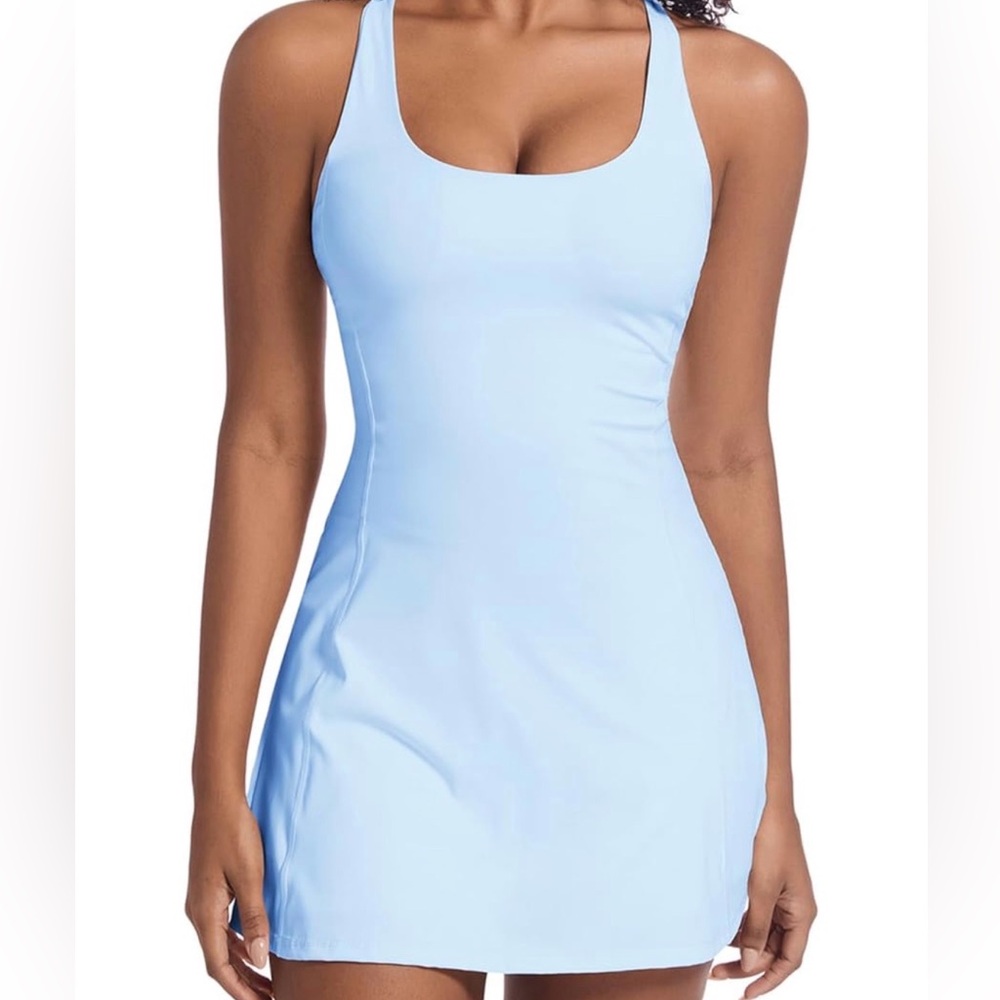 Light Blue Athletic Dress